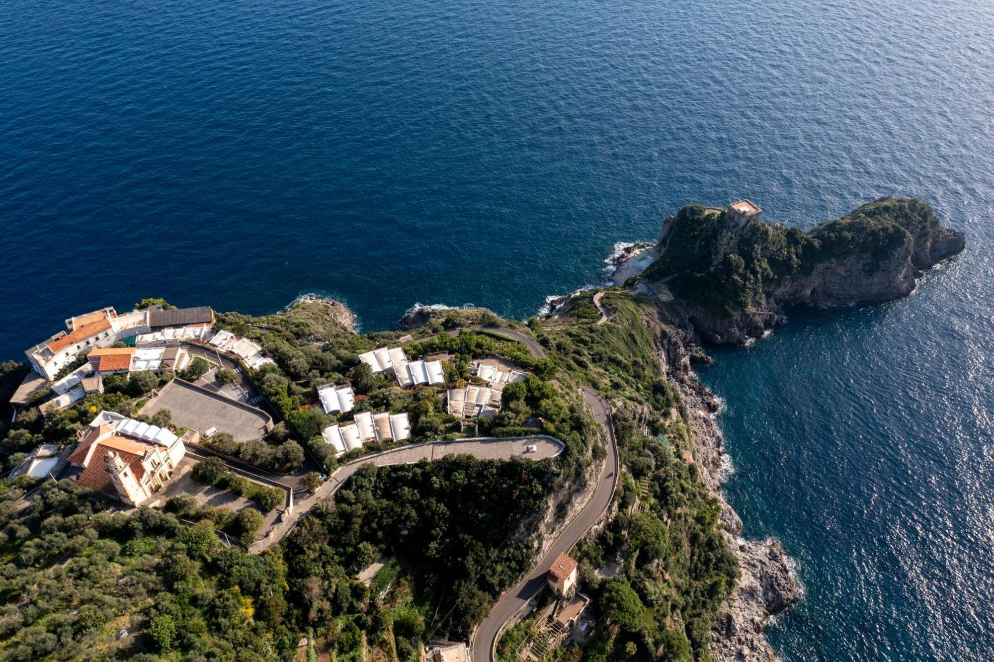 Villa Miramare, Piscina E Parcheggio A Conca Dei Marini Exterior foto